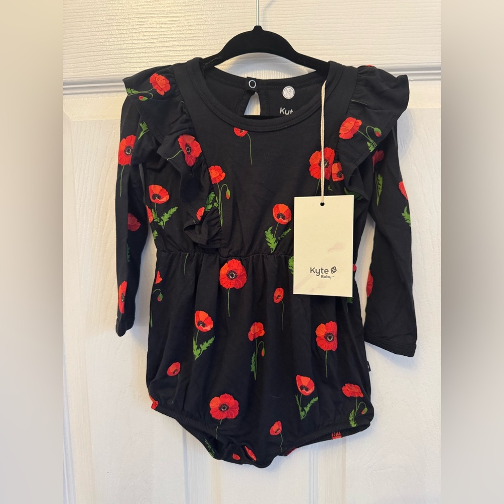 Kyte BABY poppy bubble romper